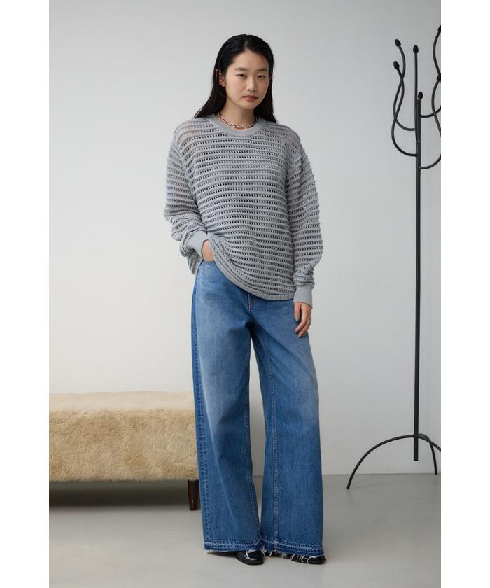 セール 50%OFF】メッシュニットセットトップス(506846437