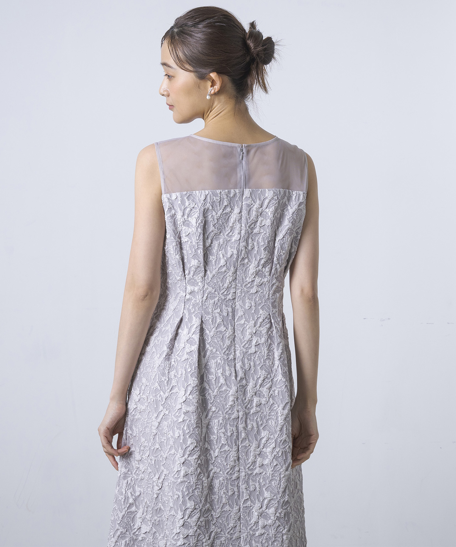 form forma フォルムフォルマ 2way ジャガードドレス フォルムフォルマ form forma 2way【シアーボレロ付き