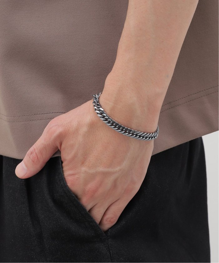 on the sunny side of the street Double Curb Chain Bracelet  710－153B(506843469) | ジャーナルスタンダード レリューム メンズ(JOURNAL STANDARD relume Men's)  - d fashion