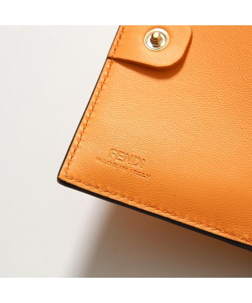 Brandol / FENDI フェンディ 二つ折り財布 ロゴ レザー ミニ