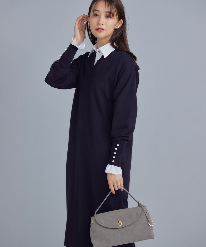 セール 30%OFF】コンパクトシャーティング フレア袖シャツ