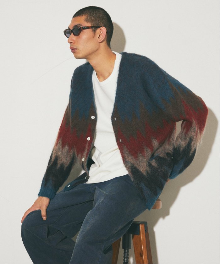 セール 30%OFF】J.S.Homestead / Stead モヘアミックス ジグザグ セール 30%OFF】J.S.Homestead / Stead モヘアミックス ジグザグ