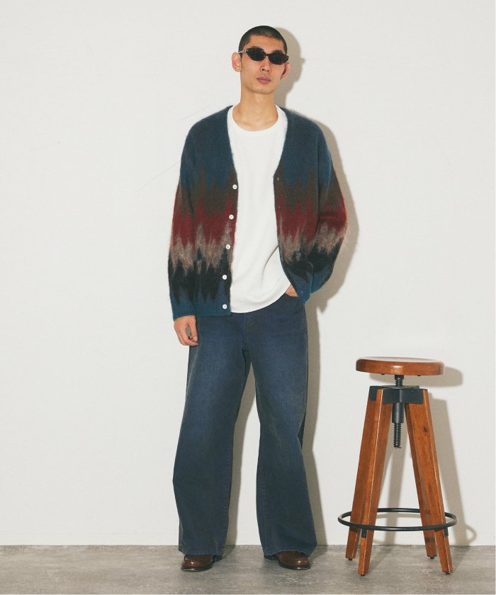 セール 30%OFF】J.S.Homestead / Stead モヘアミックス ジグザグ セール 30%OFF】J.S.Homestead / Stead モヘアミックス ジグザグ