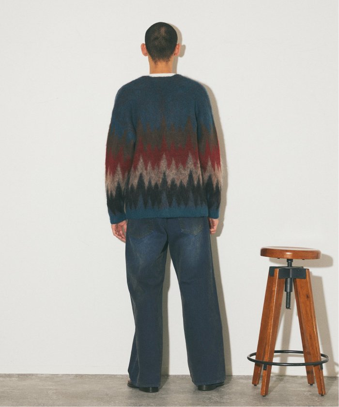 セール 30%OFF】J.S.Homestead / Stead モヘアミックス ジグザグ セール 30%OFF】J.S.Homestead / Stead モヘアミックス ジグザグ