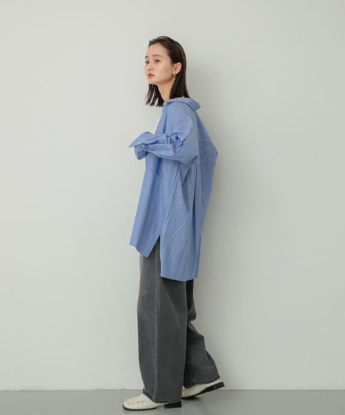セール 50%OFF】チュニックルーズシャツ(506587727) | センス