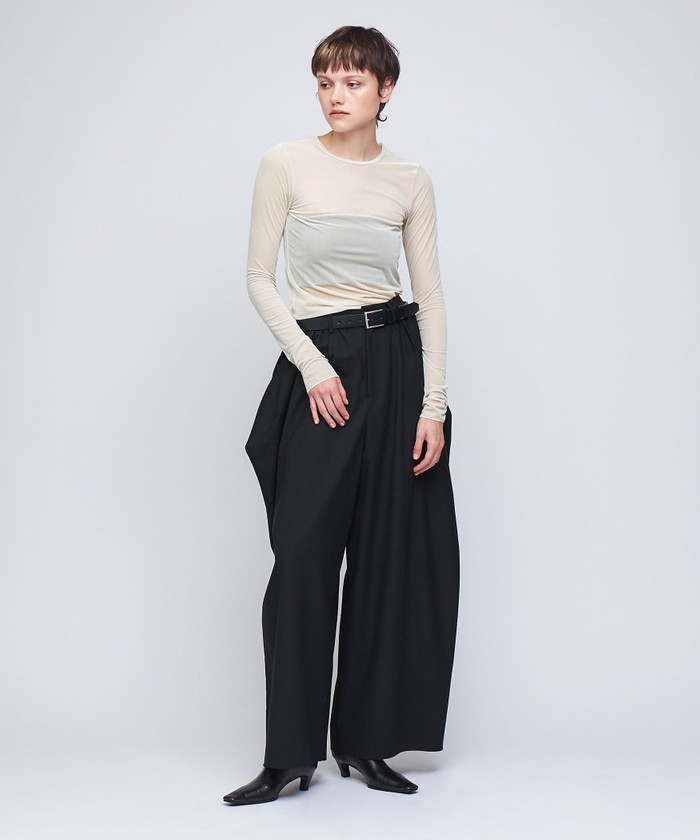 セール 30%OFF】<AEWEN MATOPH>ベロア ロングスリーブ Tシャツ セール 30%OFF】<AEWEN MATOPH>ベロア ロングスリーブ Tシャツ