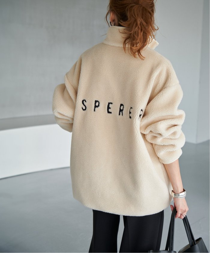 追加》バックロゴボアブルゾン(506852338) | スピック＆スパン(Spick & Span) - d fashion