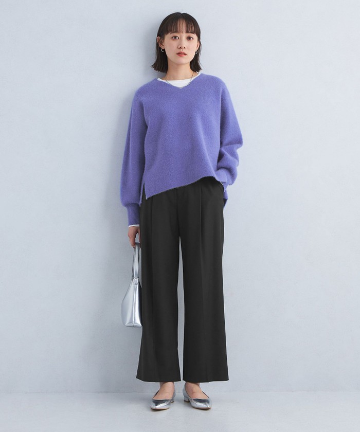 セール 40%OFF】FOXブレンド フォルム Vネック プルオーバー セール 40%OFF】FOXブレンド フォルム Vネック プルオーバー