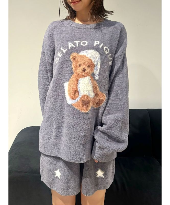 セール 30%OFF】GOOD NIGHT BEAR ジャガードプルオーバー セール 30%OFF】GOOD NIGHT BEAR ジャガードプルオーバー