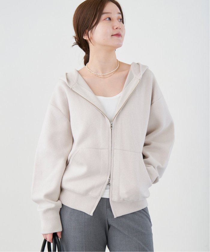 セール 30%OFF】ダブルフェイス ジップアップフーディー セール 30%OFF】ダブルフェイス ジップアップフーディー