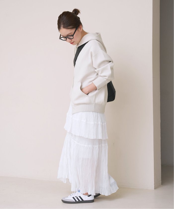 セール 30%OFF】ダブルフェイス ジップアップフーディー