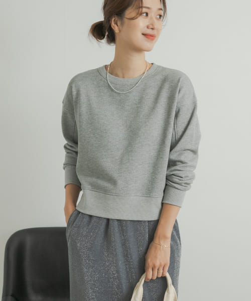 【よっちゃん】　　アーバンリサーチドアーズ　コンパクトラメスウェット クーポン】【セール 30%OFF】コンパクトラメスウェット