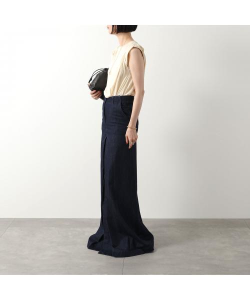 【DRIES VAN NOTEN】ギャザー Vネック 長袖 トップス DRIES VAN NOTEN Vネック センターラインギャザートップス
