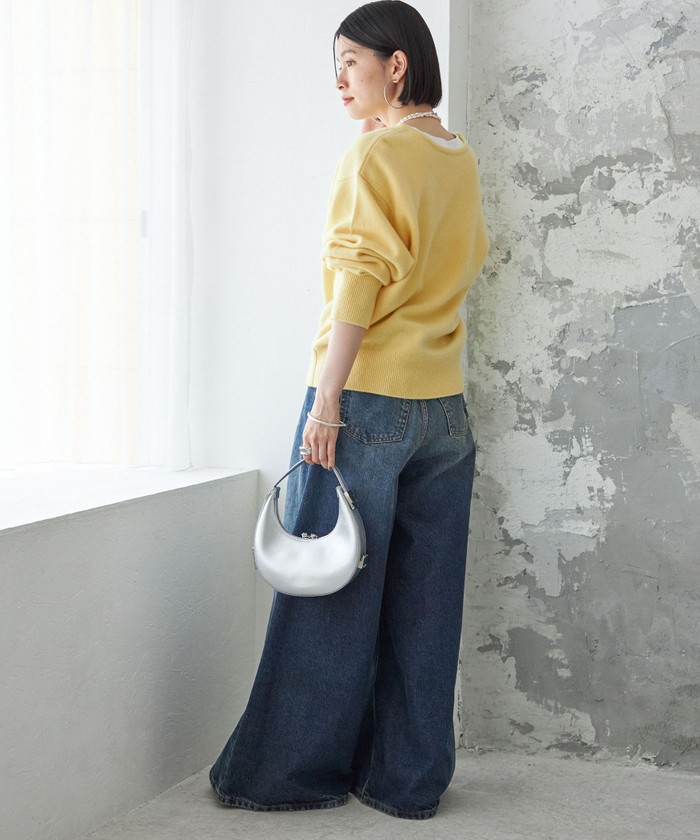 SHIPS for women / シップスウィメン 〈手洗い可能〉7G ウール カシミヤ ヘンリーネック 2WAY プルオーバー セール】〈手洗い可能〉7G ウール カシミヤ ヘンリーネック 2WAY