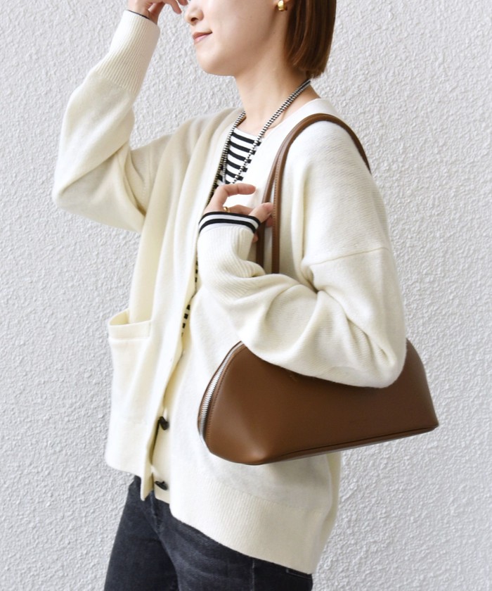 【シップス　ウィメン】〈手洗い可能〉7G ウール カシミヤ Vネック カーディガン セール 40%OFF】〈手洗い可能〉7G ウール カシミヤ Vネック