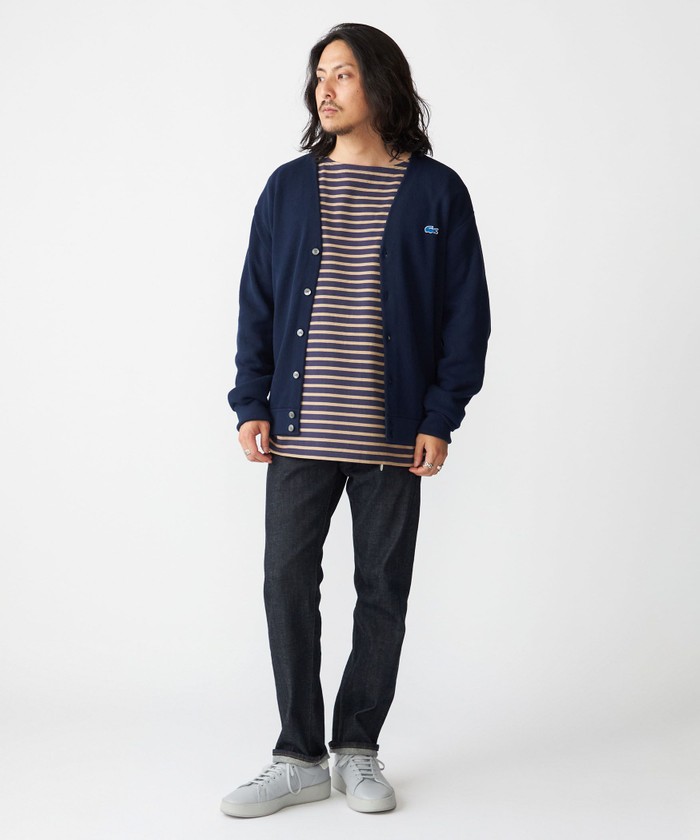 SHIPS別注】LACOSTE: コットン/ポリエステル Vネック カーディガン 24FW(506855781) | シップス メン(SHIPS  MEN) - d fashion