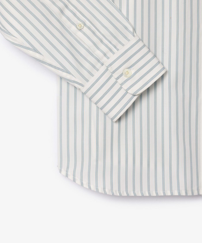 セール】ラコステ LACOSTE オーバルワッペンストライプシャツ
