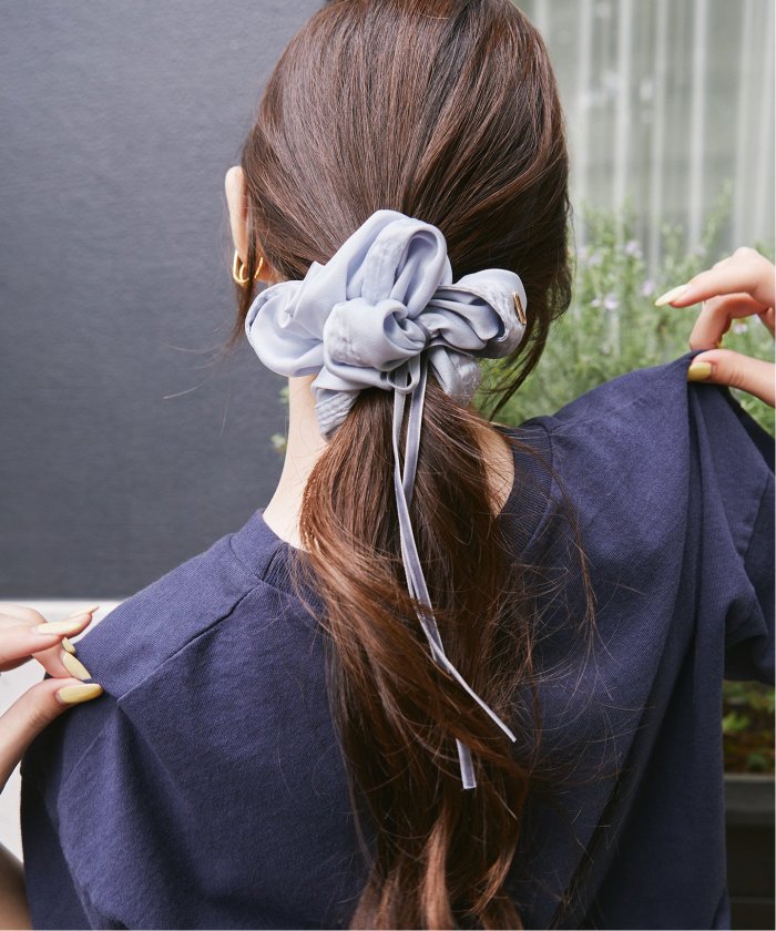 WEB限定》【Le decore / ル デコレ】lady ribbon シュシュ