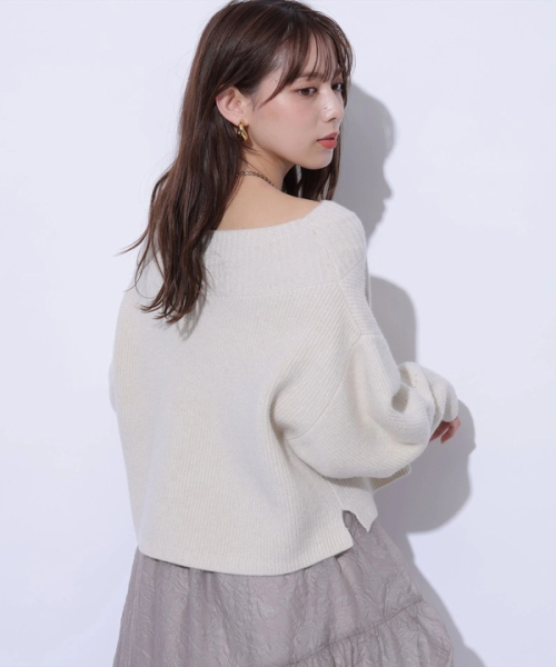 セール 50%OFF】アクアオフショルニット(506858159) | マイ