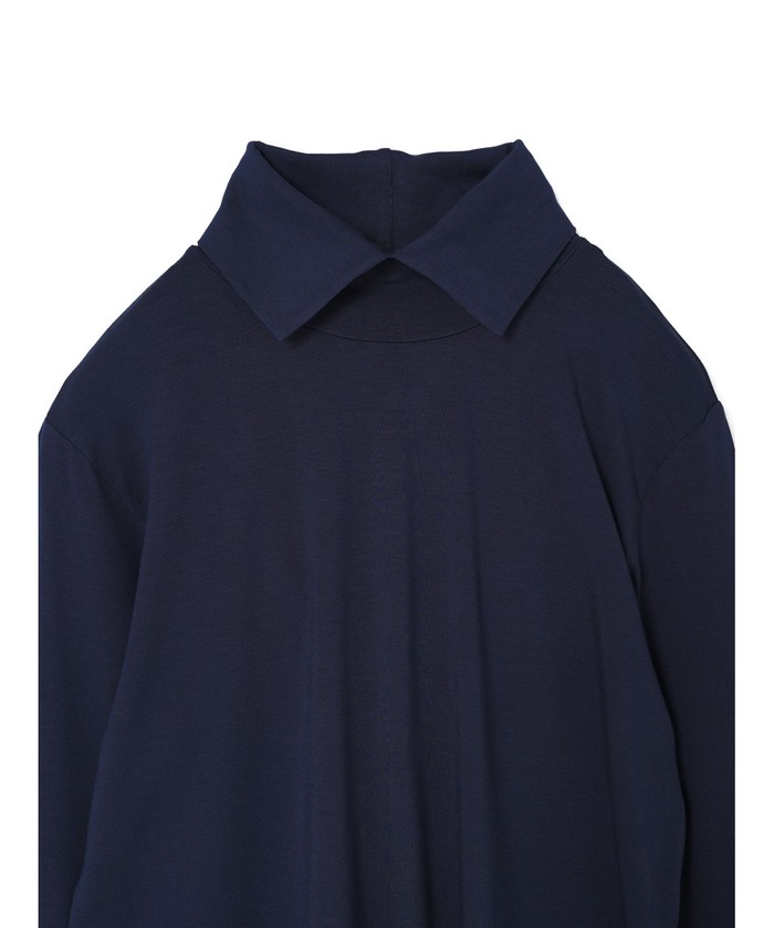 セール 20%OFF】mizuiro ind シャツカラーハイネックプル