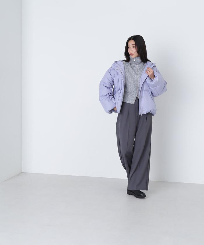 ナチュラルビューティーベーシック ショートフードダウン 24AW