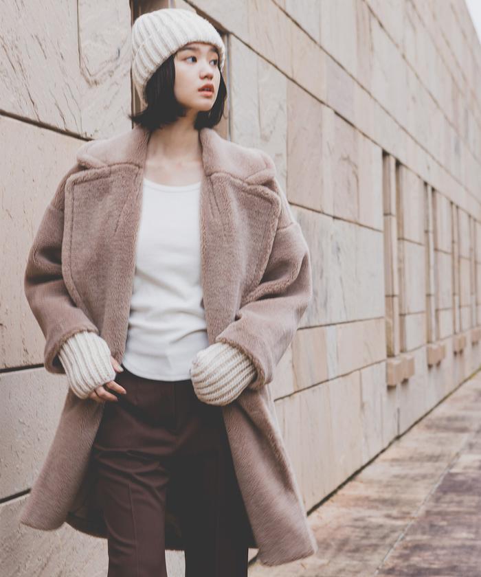 セール】ボアロングコート 24AW(506737512) | ナチュラル セール】ボアロングコート 24AW(506737512) | ナチュラル