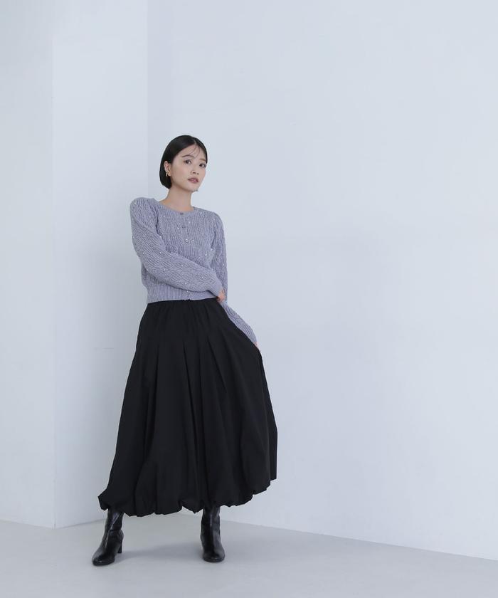 切替タックバルーンスカート(506841555) | ナチュラル