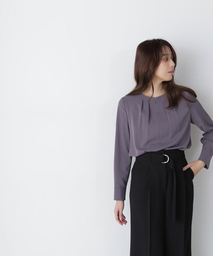 【新品未使用ブラウス4点】Natural Beauty Basic セール】メタルポイントタックブラウス(506846834) | ナチュラル