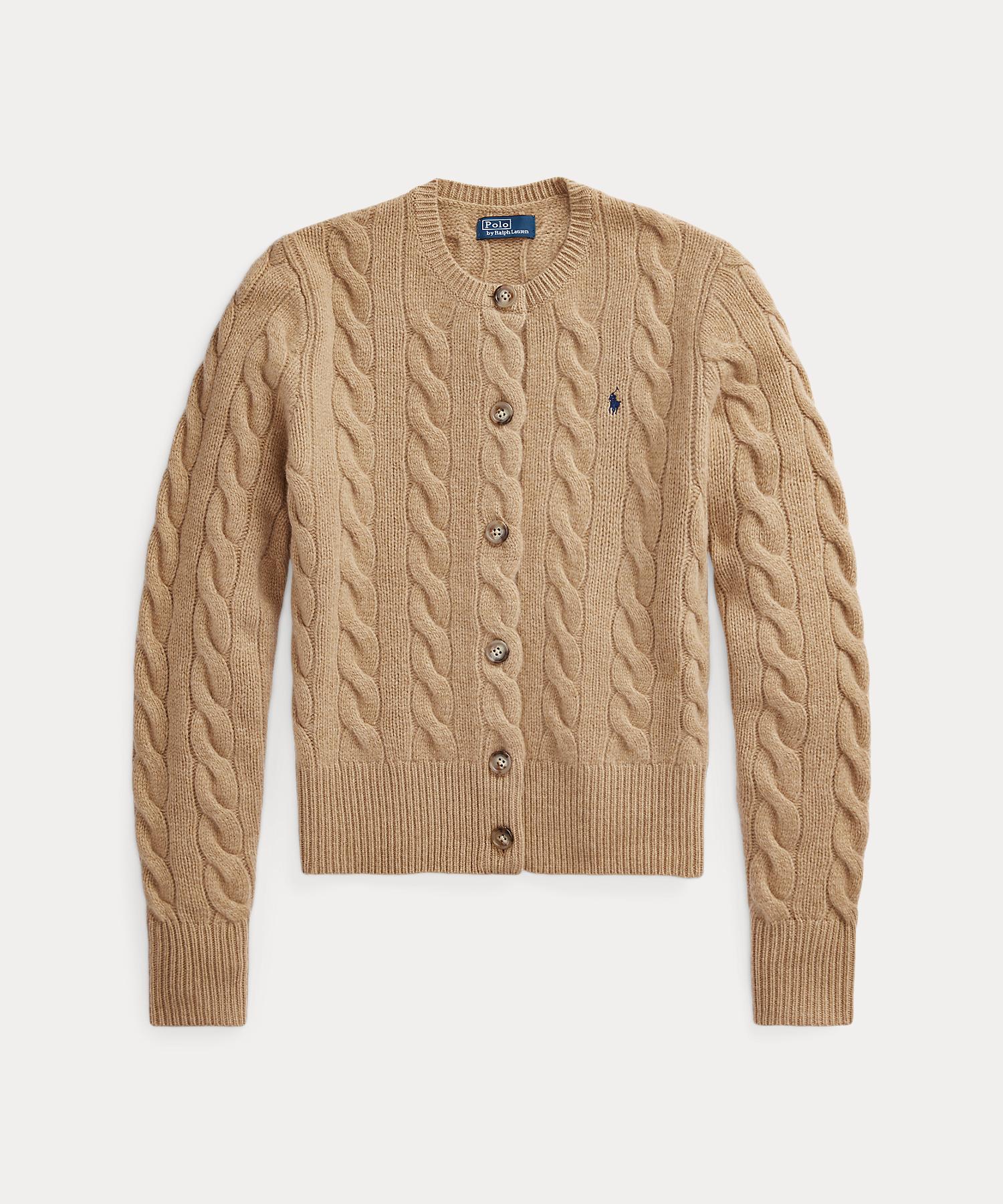 ケーブルニット ウールカシミヤ カーディガン(506854940) | POLO ケーブルニット ウールカシミヤ カーディガン(506854940) | POLO