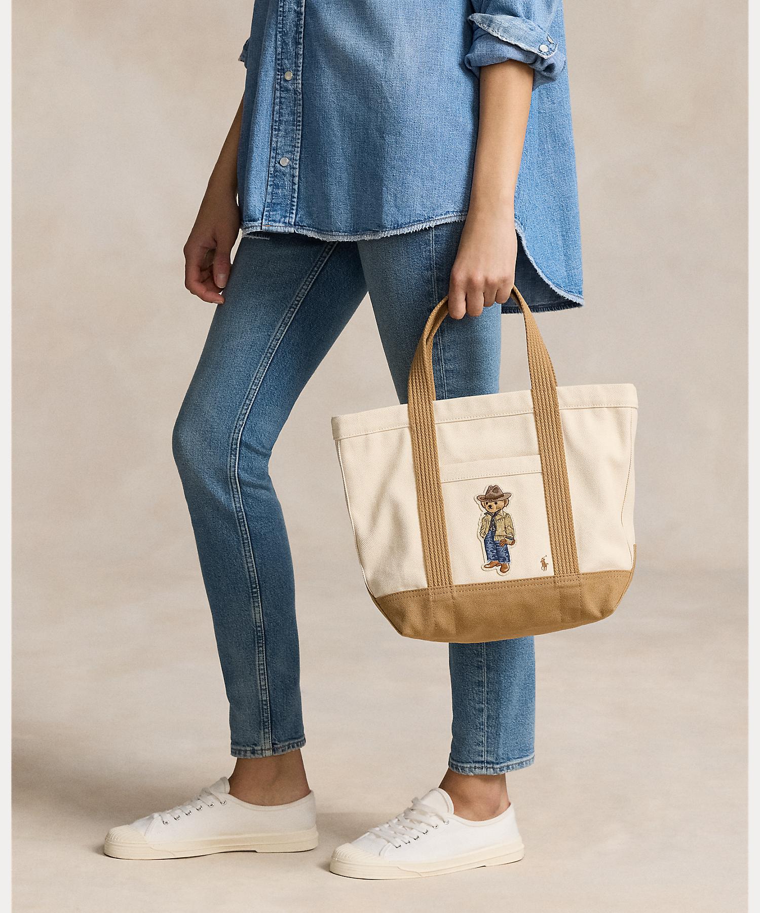 POLO RALPH LAUREN☆キャンバス スモール ベア トート キャンバス スモール Polo ベア トート （トートバッグ）｜POLO