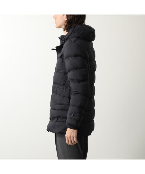 最終値下げ】HERNO ヘルノ パデットジャケット 50 ブラック ダウン