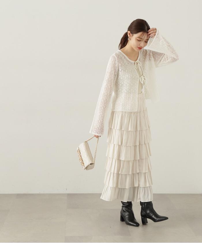 セール 30%OFF】ティアードフリルスカート 24AW(506723589
