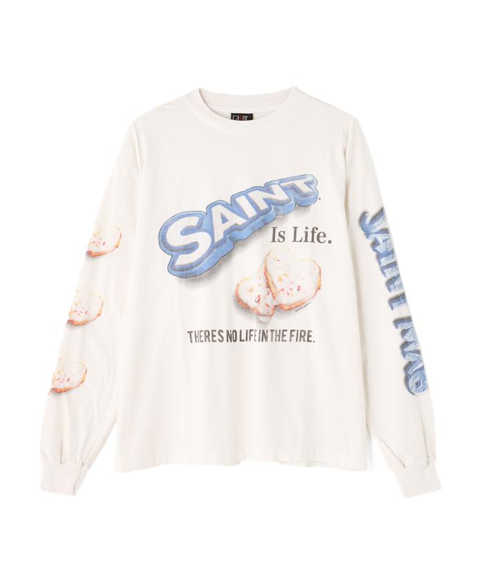 SAINT Is Life. 長袖カットソー クリーム色｜七分・長袖カットソー