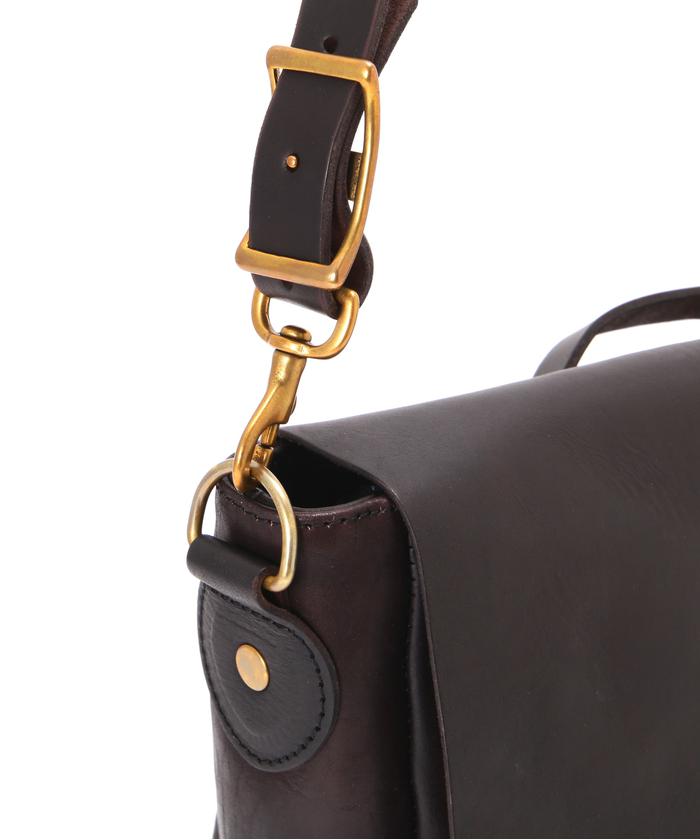 Schott × Vasco 24SS レザー ポストマンショルダーバッグ VASCO/ヴァスコ/LEATHER POSTMAN SHOULDER BAG/レザーポストマン