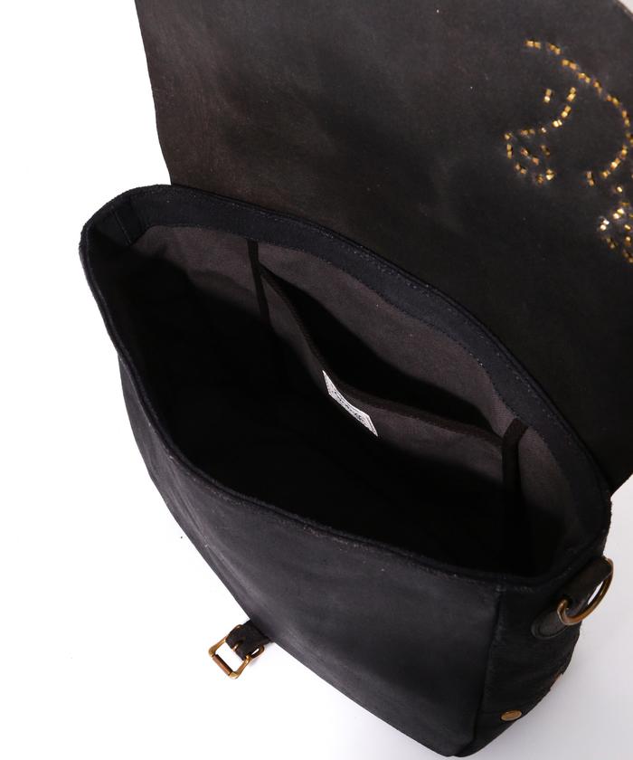 VASCO/ヴァスコ/ROUGHOUT POSTMAN SHOULDER BAG/ラフアウト