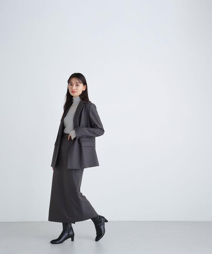 リラクシーセットアップシリーズ＞ダブルブレストジャケット
