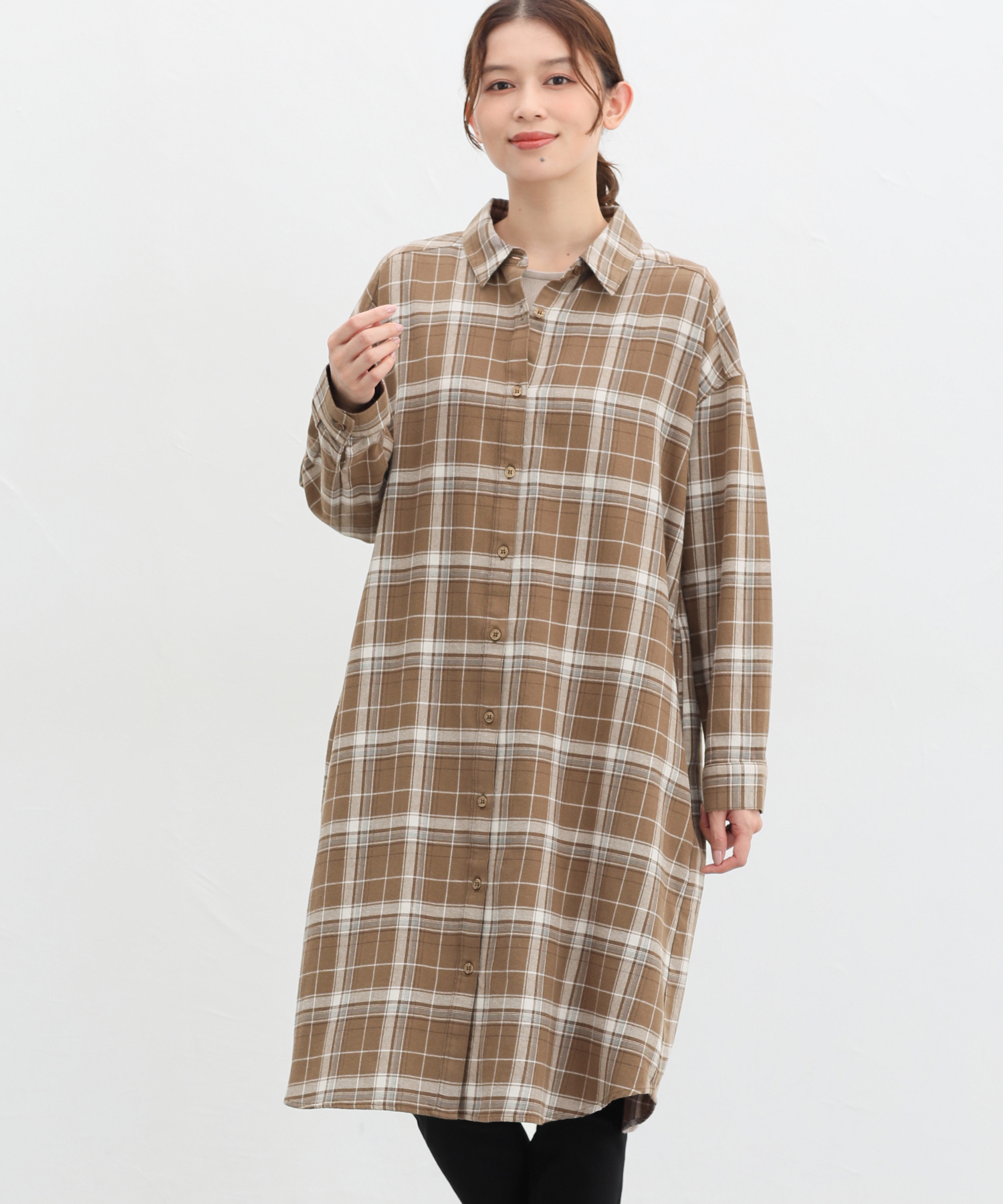 HYSTERIC GLAMOUR シャツ　ワンピース チェックシャツ　長袖 hysteric ヒステリック ヒステリックグラマー チェック柄 シャツ