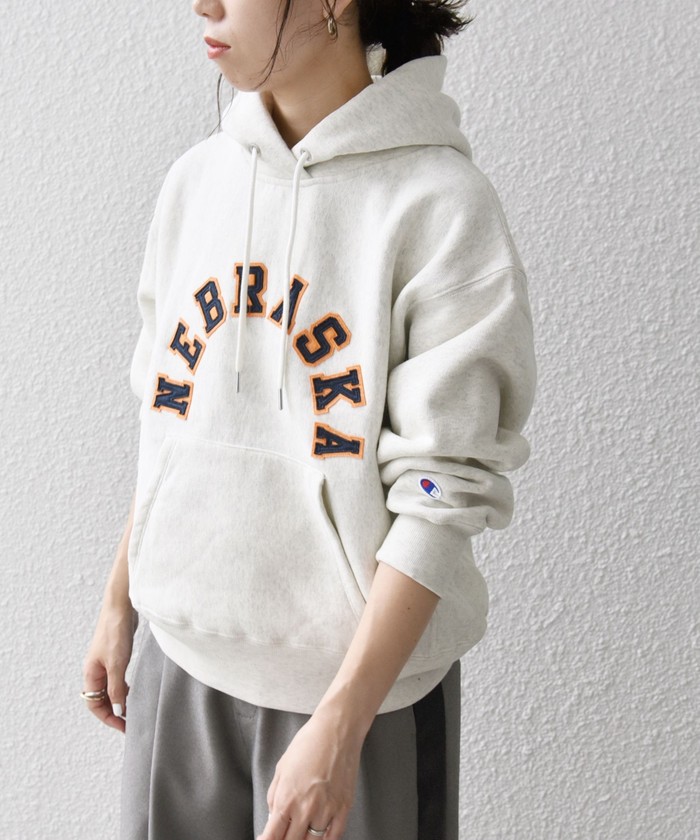 Champion:〈洗濯機可能〉リバースウィーヴロゴスウェットフードパーカー SHIPS｜Champion:<洗濯機可能>リバースウィーブ(R) ロゴ