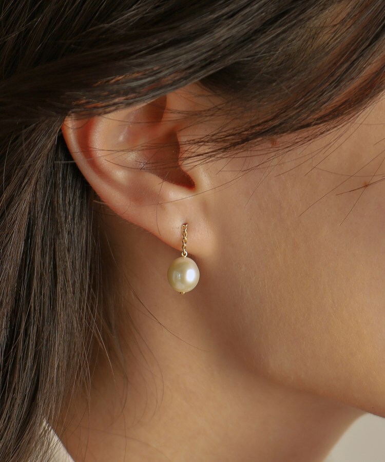 K18 喜平 、ピアス2wayユニセックス片方ピアス