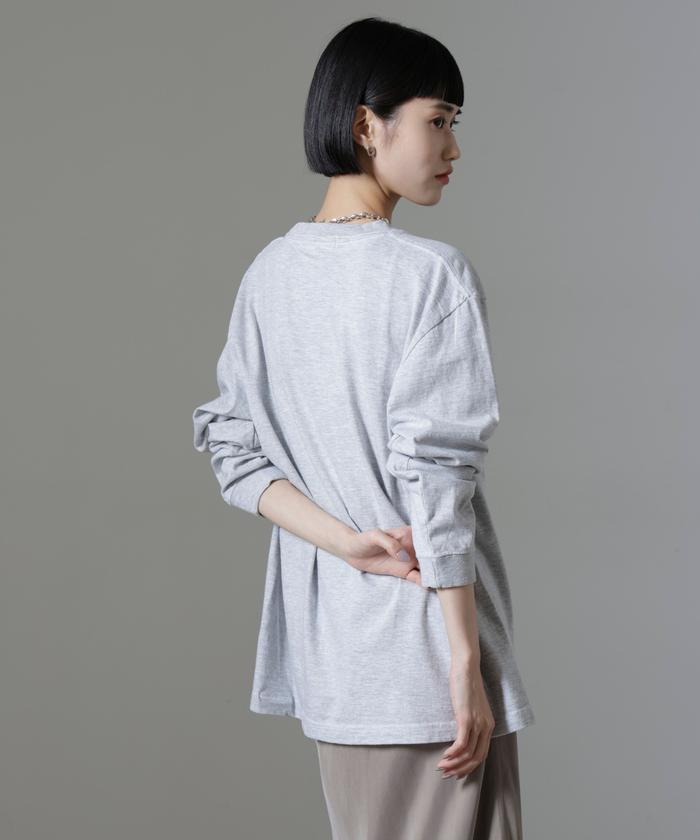 beauty:beast 20471120 COLLABORATION L/S TEE_1 BLACK×WHITE