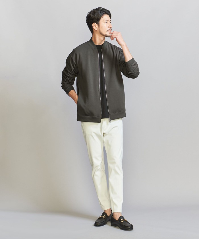 沸騰ブラドン WEB限定 ジップブルゾン SMART】ダブルニット WARDROBE ジャケット・アウター