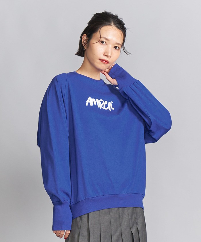当季大流行 Americana＞オーバーサイズ Tシャツ(506852486 ロングスリーブ Tシャツ(半袖+袖なし)