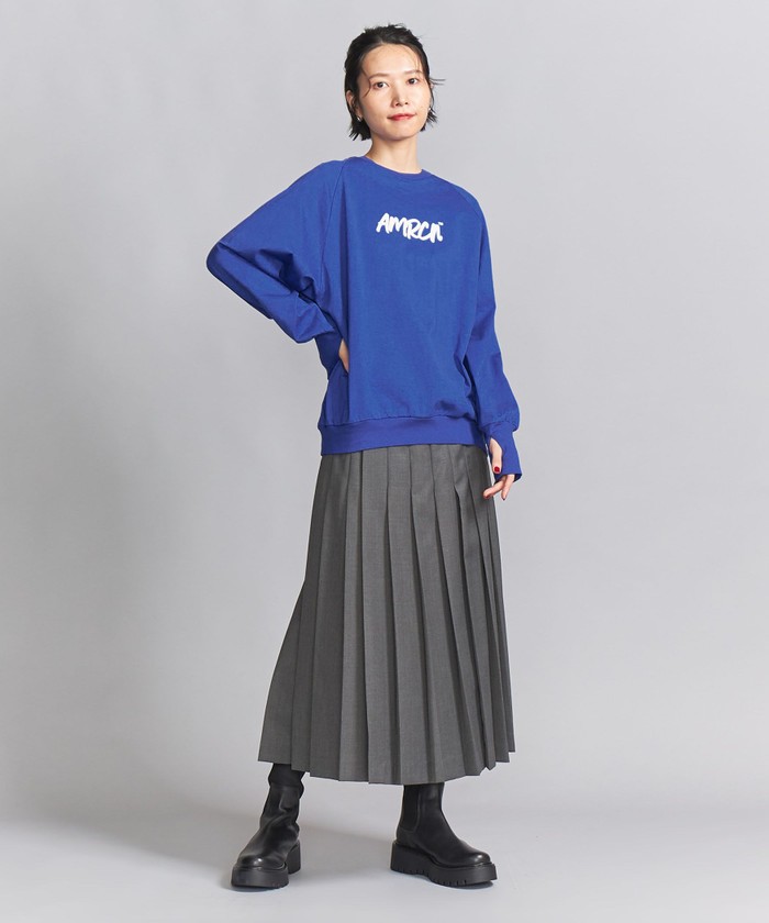 Americana＞オーバーサイズ ロングスリーブ Tシャツ(506852486