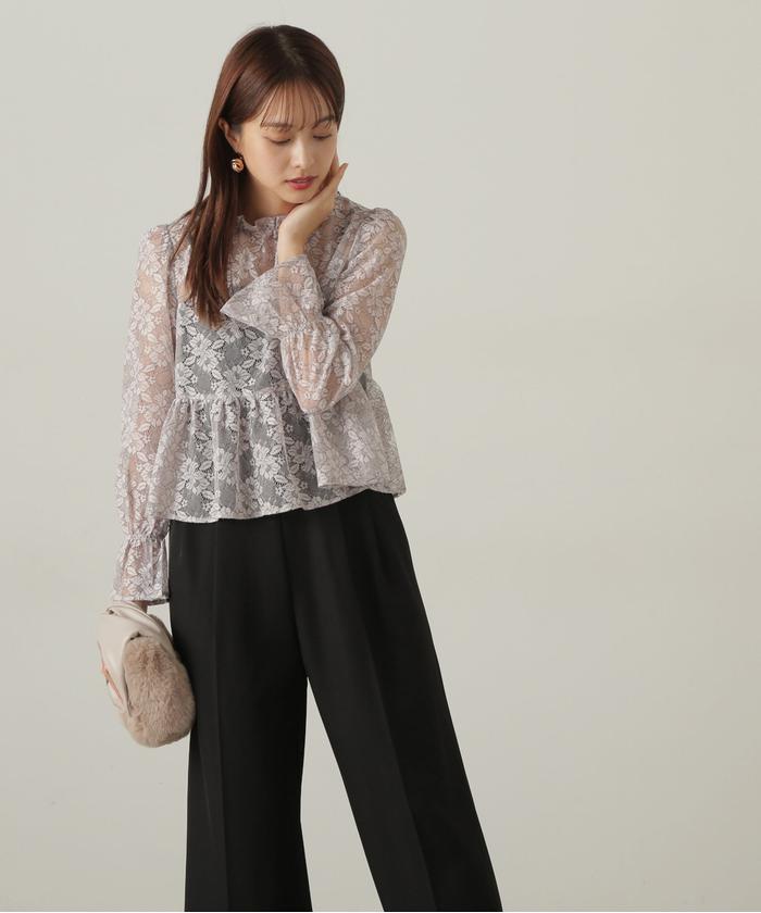 セール 30%OFF】2wayレースペプラムセットアップ 24AW(506859275
