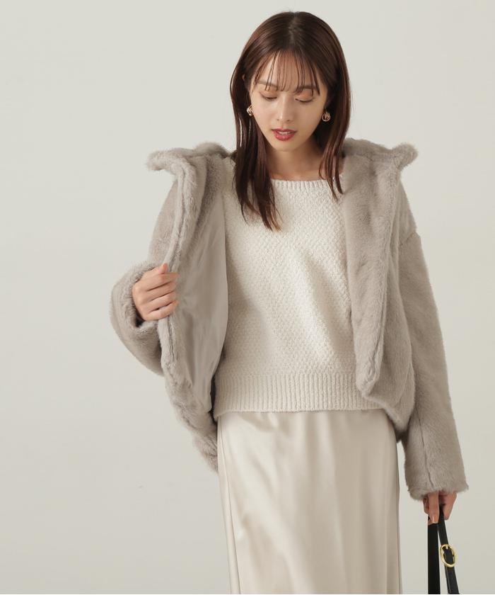 セール】フェイクファーブルゾン 24AW(506859280) | プロポーション ボディドレッシング(PROPORTION BODY DRESSING)  - d fashion