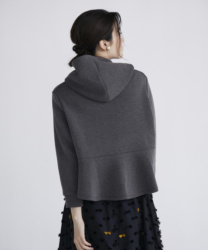 マーリエ 大きいサイズ 15 フリルパーカー マーリエ 大きいサイズ 15 フリルパーカー