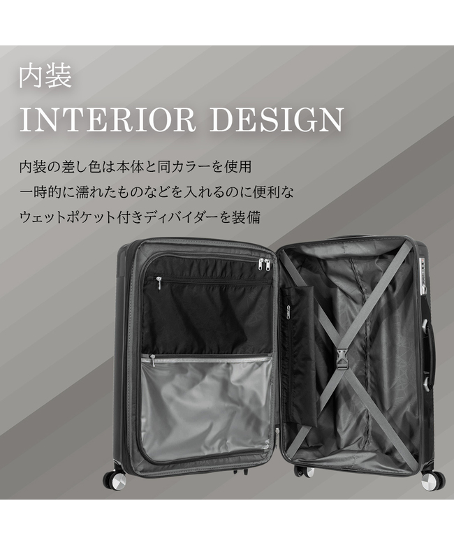 サムソナイト スーツケース 92L グレー　TSAロック付 サムソナイト スーツケース 92L グレー TSAロック付最高