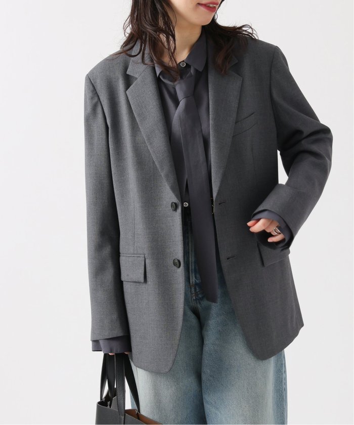 セール 30%OFF】ハイツイストウールオーバーサイズテーラード