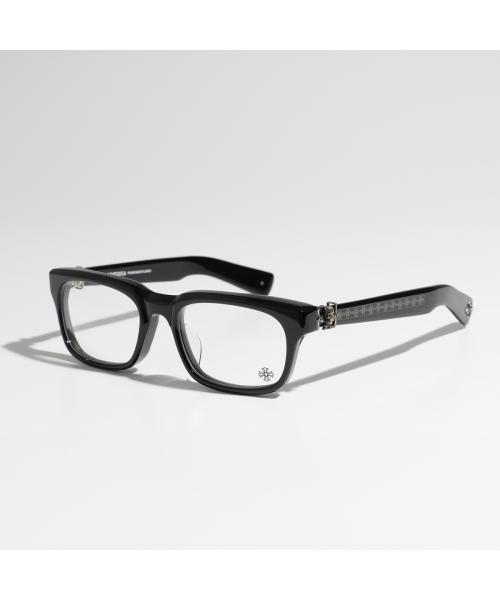 CHROME HEARTS メガネ FOTI H.T.2 スクエア ウェリントン 黒縁 CHROME HEARTS メガネ FOTI H.T.2 スクエア ウェリントン 黒縁