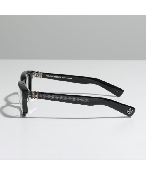 CHROME HEARTS メガネ FOTI H.T.2 スクエア ウェリントン 黒縁 CHROME HEARTS メガネ FOTI H.T.2 スクエア ウェリントン 黒縁